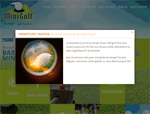 Tablet Screenshot of minigolfvicto.com